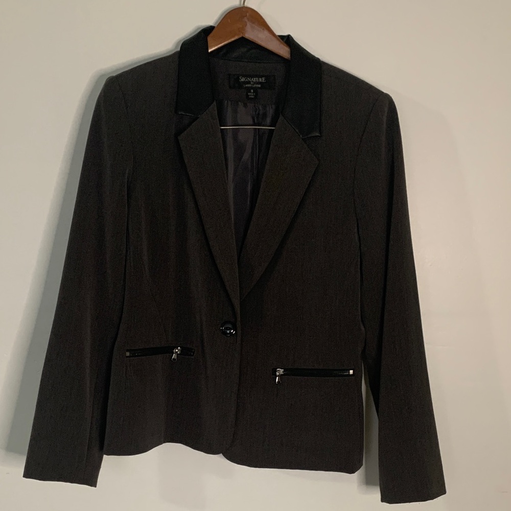 Signature Women's Dark Gray Blazer